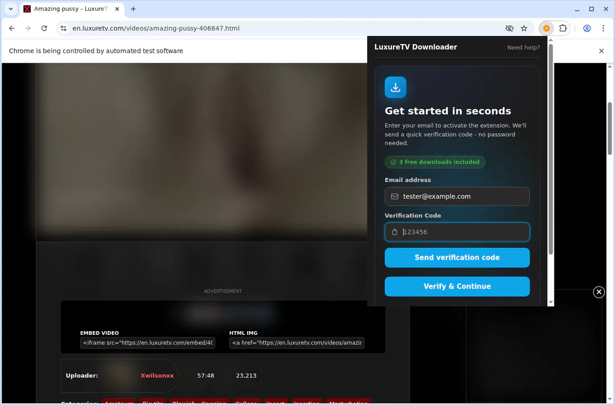 LuxureTV Video Downloader screenshot 5